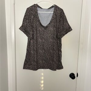 Leopard Print Women's Top
